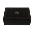 DS Laser Engraving Cigar Boxes Wood Cigars Design Luxury Black Cigar Box